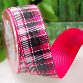 Elbise / Hediyeler İçin Özel Baskılı Grogren Kurdele Tartan / Izgara Şerit Dekorasyon Yayları