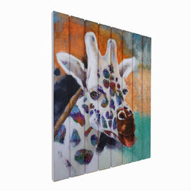 21X18 In Zürafa Şerit Boyama Kare Şekli Yatak Odası Koridor Ev Dekor Için