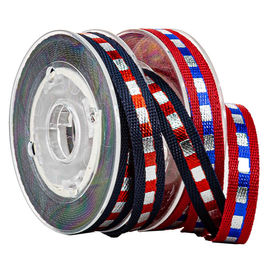 Dar Kırmızı Polyester 10MM Baskı Dokuma Bant
