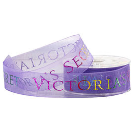 Victoria's Secret Gökkuşağı Şeffaf Organze Kurdele Mor