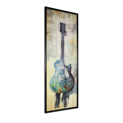 Otel için 3 Adet 3 Renk Gitar Şerit Panel Resimleri